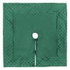 52" Green Quilt Stitch Jewel Treeskirt - view 1 of 5