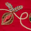 Vickerman Beaded Ornament Velvet Christmas Tree skirt - view 3 of 4
