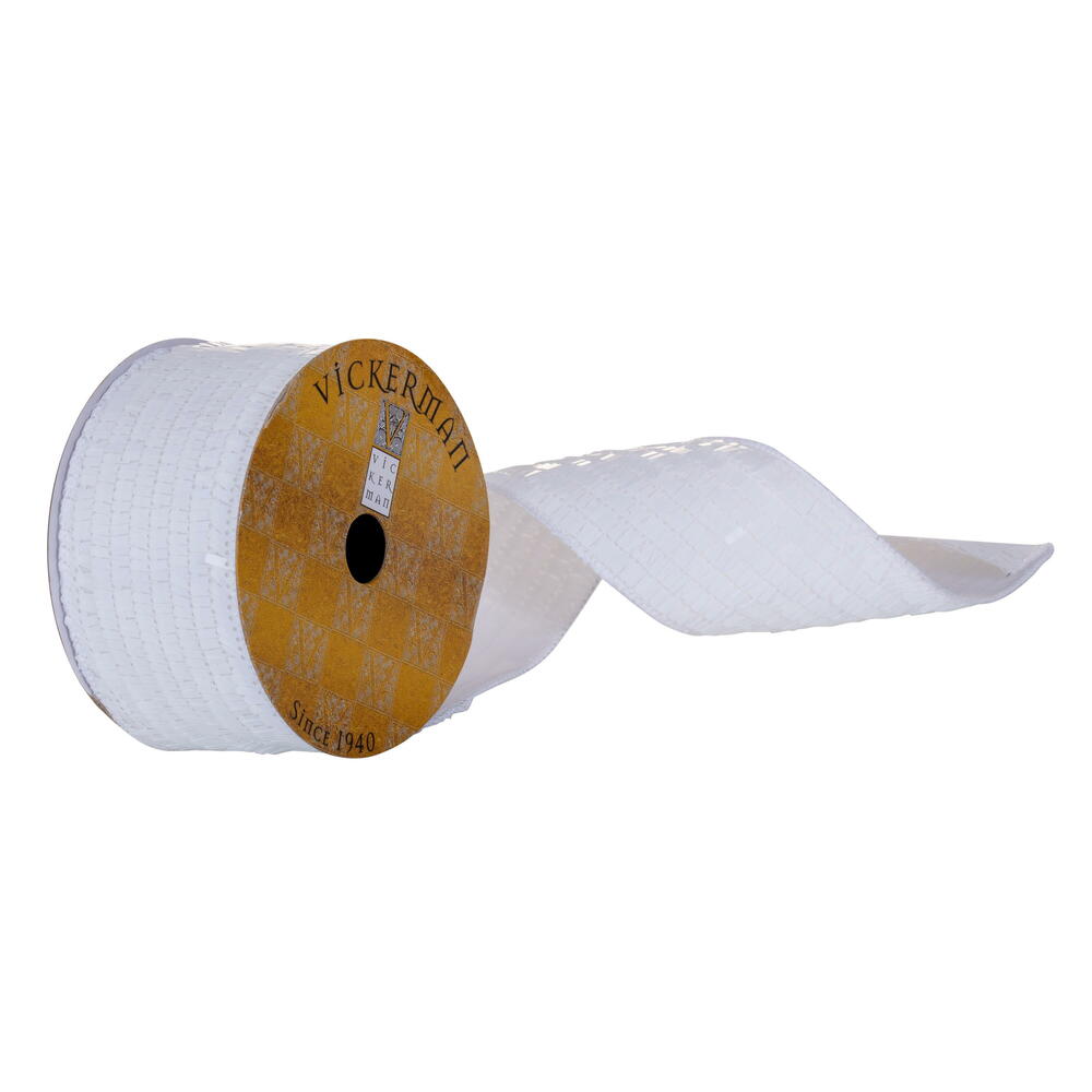 Vickerman Rectangle Sequin Wired Ribbon