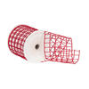 Vickerman 3.75"x10yd Thin Grid Wired Ribbon.  - view 1 of 3