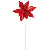 Vickerman 21.5" Poinsettia Stem 6/Bag - view 1 of 4