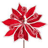 Vickerman 21.5" Red Candy Cane Poinsettia, 4/bag - view 2 of 4