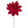 Vickerman 21.5" Textured Poinsettia Stem 2/Bag - view 1 of 4