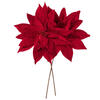 Vickerman 21.5" Textured Poinsettia Stem 2/Bag - view 3 of 4