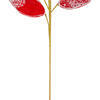 Vickerman 32" Velvet Pearl Leaf Spray - view 3 of 4