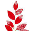 Vickerman 32" Velvet Pearl Leaf Spray - view 2 of 4