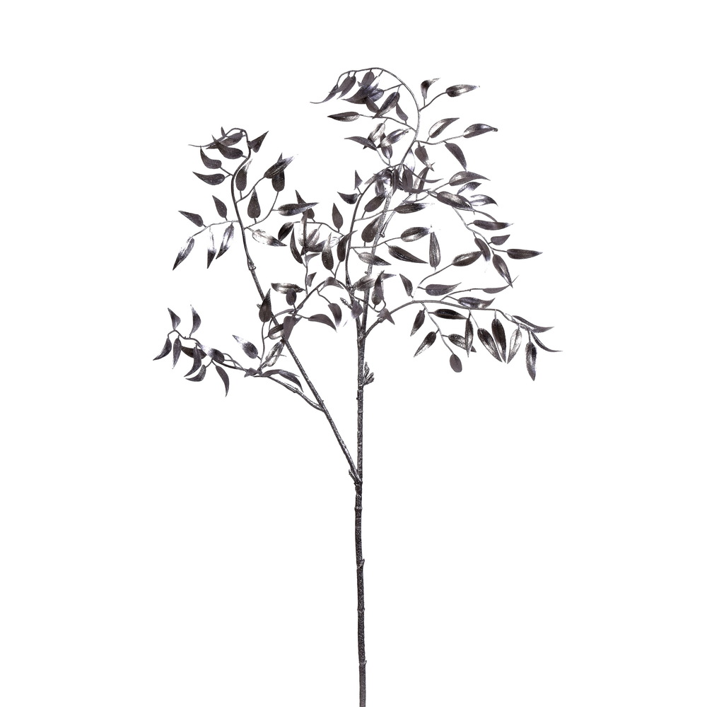 29" Silver Bamboo Leaf Spray 4/Bag