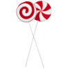 26" Red/White Velvet Lollipop 2 Asst/Set - view 4 of 5