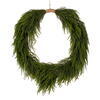 Green Norfolk Pine Heart Wreath Jute - view 1 of 5