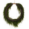 Green Norfolk Pine Heart Wreath Jute - view 4 of 5