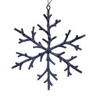 Frosted Twig Snowflakes