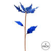 Vickerman 32" Glitter Poinsetta Artificial Christmas Spray - view 3 of 3