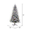 Vickerman Flocked Vail Pine Artificial Christmas Tree - view 4 of 4