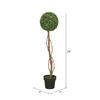 Vickerman Artificial Green Boxwood Topiary - view 3 of 3