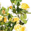 Vickerman 21" Artificial Rose Plant in Pot - view 3 of 5