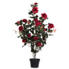 Vickerman 45" Artificial Rose Plant in Pot - view 1 of 4