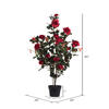 Vickerman 45" Artificial Rose Plant in Pot - view 4 of 4