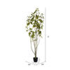 Vickerman Artificial Green Potted Cotinus Coggygria Tree - view 4 of 8
