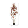 Vickerman Artificial Red Potted Rogot Rurple Tree - view 3 of 6