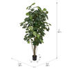 Vickerman Artificial Potted Fiddle Tree - view 4 of 7