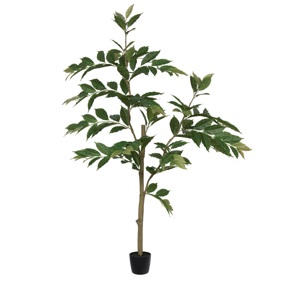 Vickerman Potted Artificial Green Nandina Tree