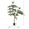 Vickerman Potted Artificial Green Nandina Tree - view 4 of 7