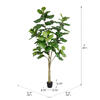 Vickerman Artificial Potted Everyday Fiddle Tree - view 4 of 6