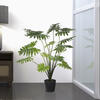 Vickerman Artificial Potted Grand Philodendron Bush - view 2 of 6
