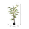Vickerman Artificial Potted Black Japanese Bamboo Tree - view 3 of 3