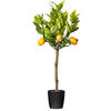 Vickerman Artificial Potted Lemon Tree - view 1 of 6