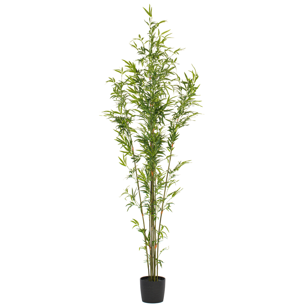 Vickerman Artificial Potted Mini Bamboo Tree