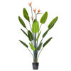 Vickerman Artificial Potted Bird of Paradise Palm Tree - view 1 of 6