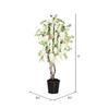Vickerman Artificial White Wisteria Tree - view 3 of 3