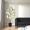 Vickerman Artificial White Wisteria Tree - view 2 of 3