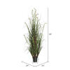 Vickerman Artificial Green Grass and Eucalyptus - view 4 of 5