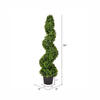 Vickerman Artificial Boxwood Spiral In Pot UV - view 4 of 6