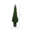 Vickerman Artificial Cedar Tree In Pot UV - view 4 of 5