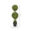 Vickerman Artificial Boxwood Ball Topiary In Pot UV - view 4 of 5