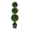 Vickerman Artificial Cedar Ball Topiary In Pot UV - view 1 of 6