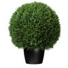 Vickerman Artificial Cedar Ball In Pot UV - view 1 of 7