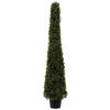 Vickerman Artificial Boxwood Cone In Pot UV - view 1 of 7