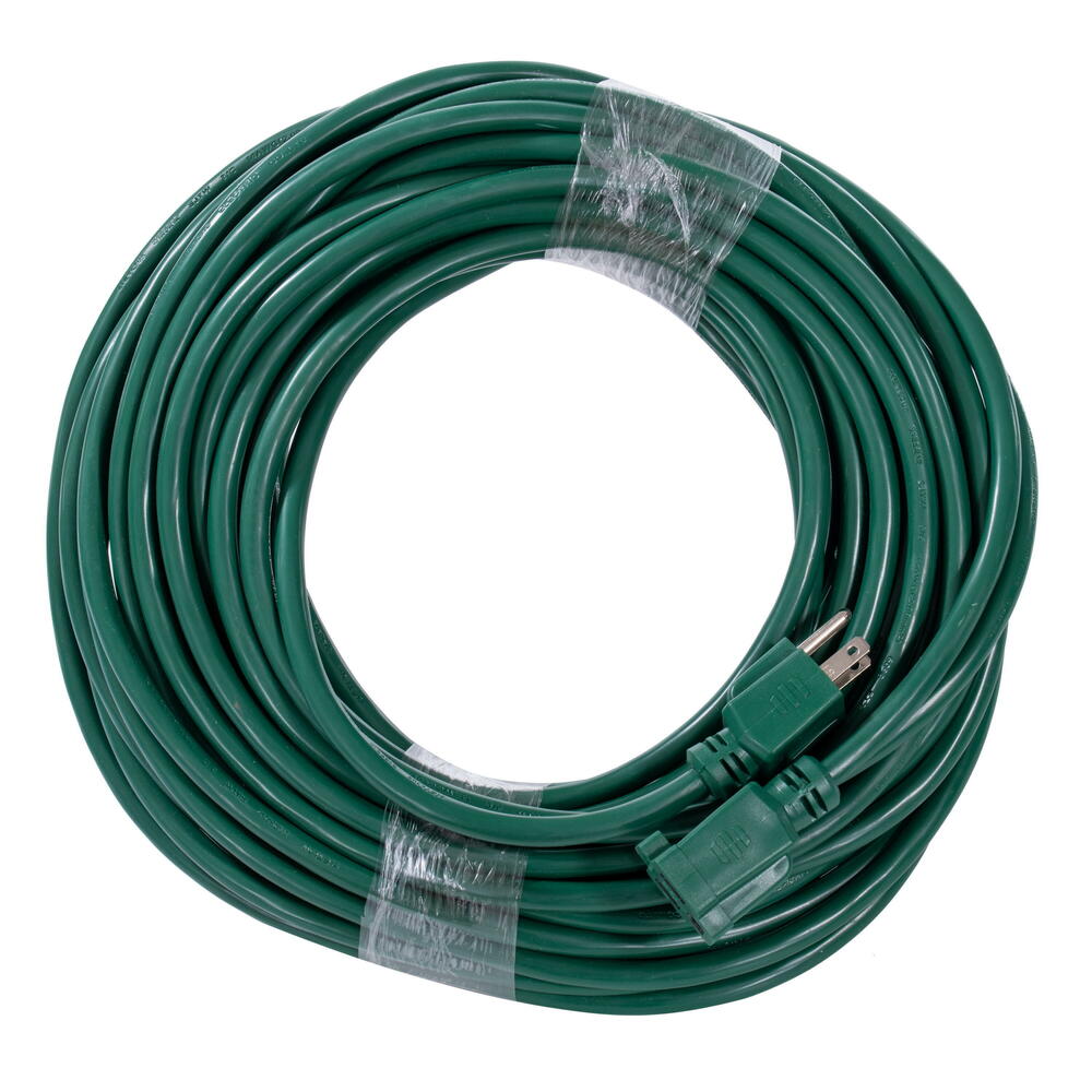 80' Outdoor Green Extention Cord 14AWG