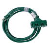 10' x 3 Outlet Green EXT Cord 16AWG - view 1 of 3