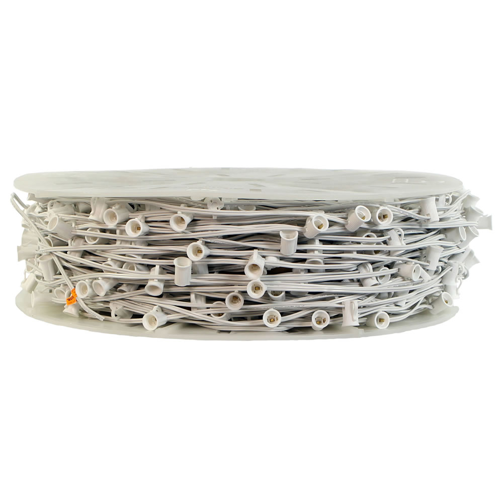 Vickerman C7 Sockets on White Wire
