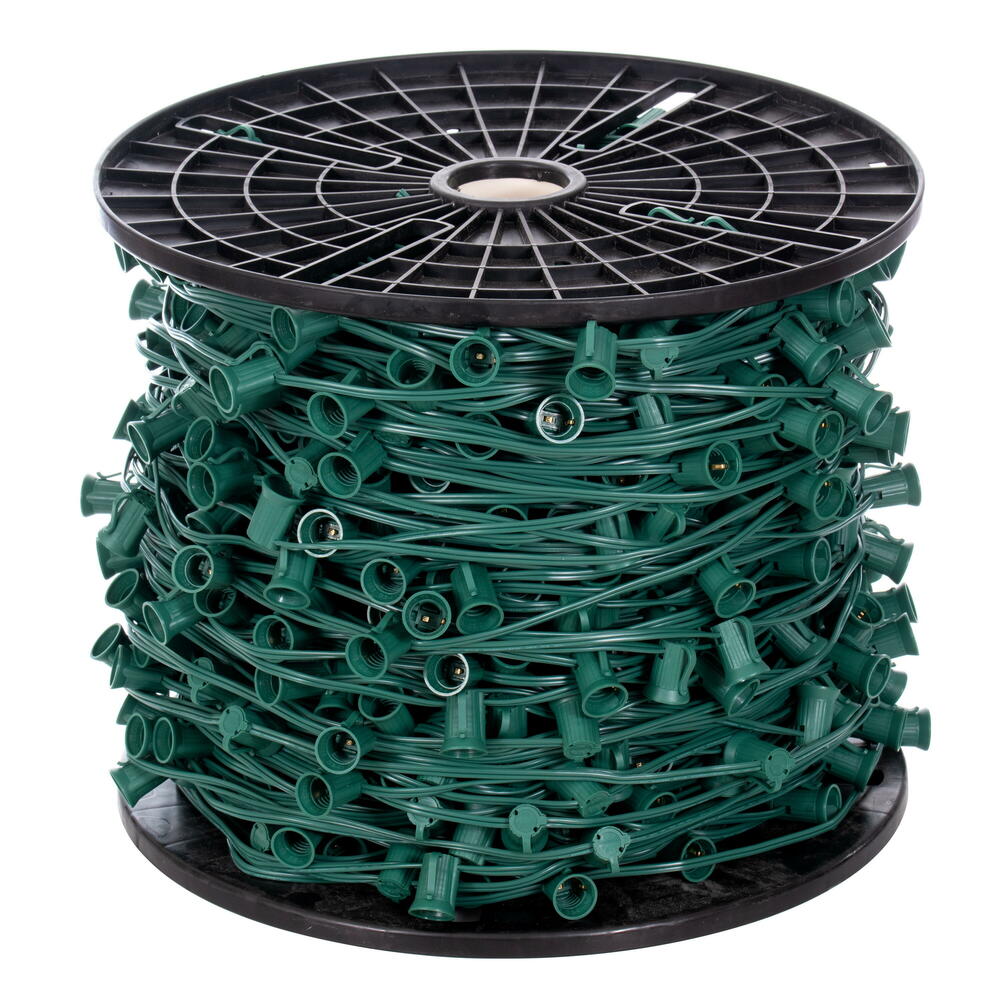 Vickerman C9 Sockets on Green Wire