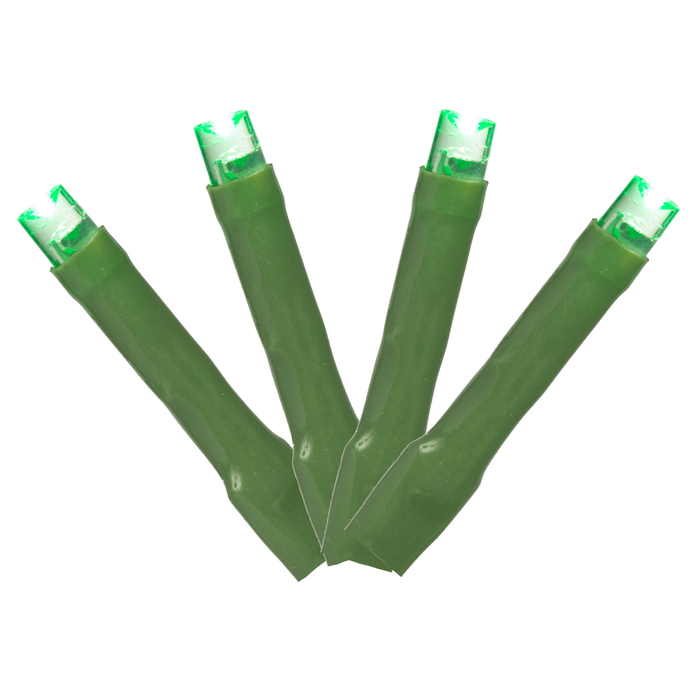 Vickerman LED Christmas Cluster Green Wire Light Set