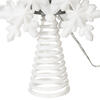 Vickerman LED White 6 Point Snowflake Tree Topper, Motion Light Cast - view 3 of 7