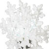 Vickerman LED White 6 Point Snowflake Tree Topper, Motion Light Cast - view 4 of 7