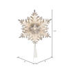 Vickerman LED White 6 Point Snowflake Tree Topper, Motion Light Cast - view 2 of 7