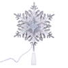 Vickerman Silver-White Snowflake Tree Topper - view 1 of 6